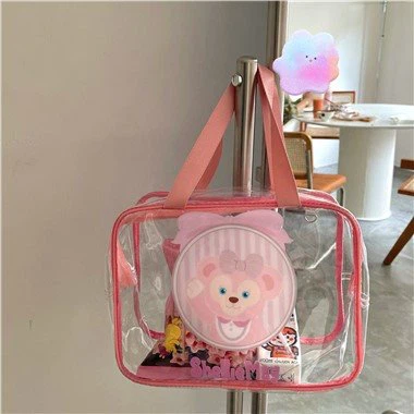 Shaffof Pvc kosmetik sumkalar
